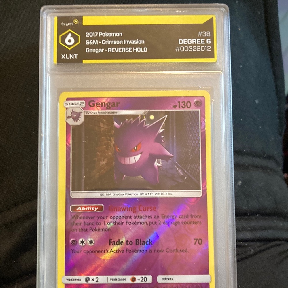 Degree graded Pokémon card